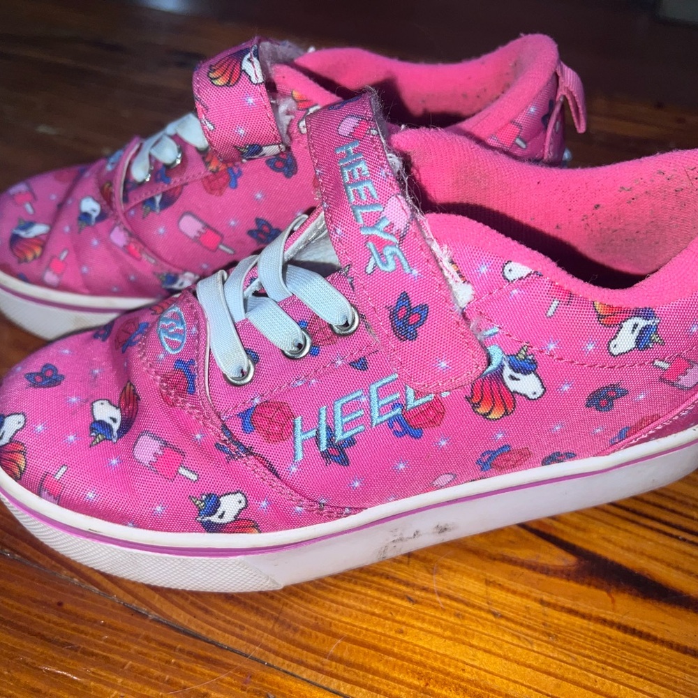 Heelys Pink Unicorn Sneakers for Kids Y2